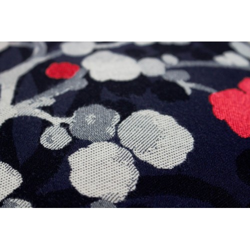 Tabouret Noyer floral