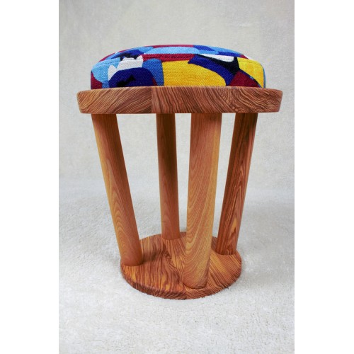 Tabouret Frêne floral
