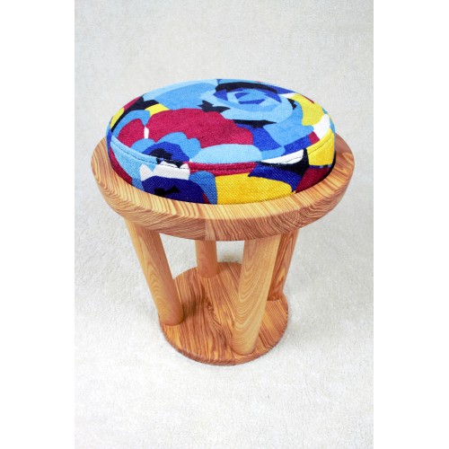 Tabouret Frêne floral