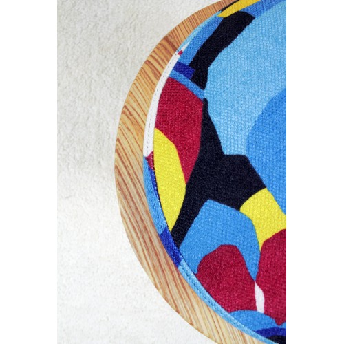 Tabouret Frêne floral