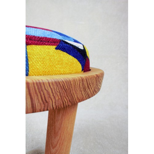 Tabouret Frêne floral